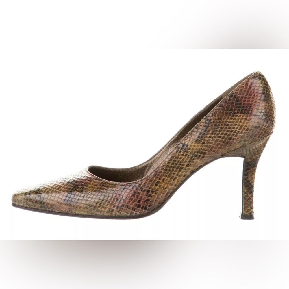 Stuart Weitzman Snake Heels